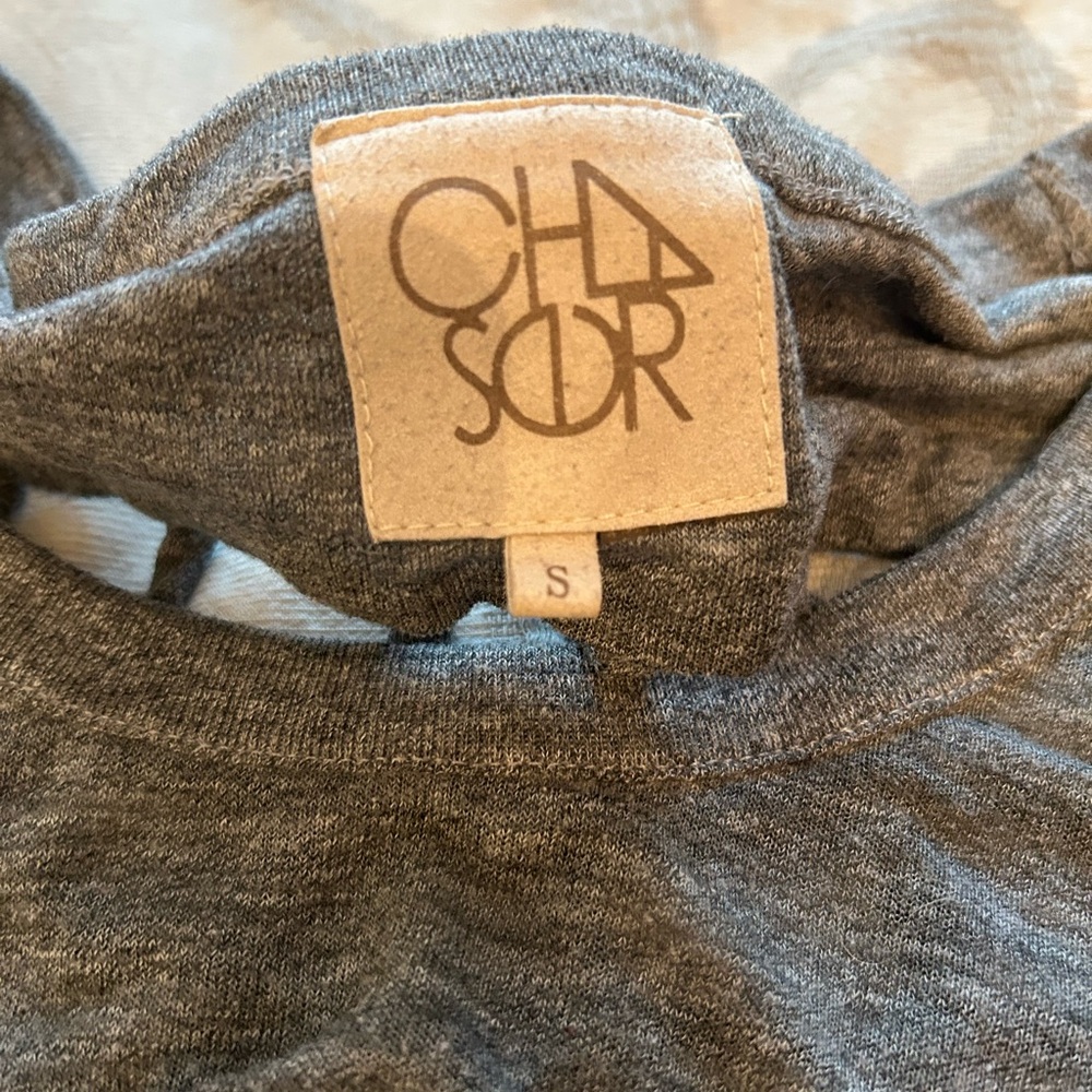 Chaser Charcoal Long Sleeve Women's Top - Picture 6 of 7